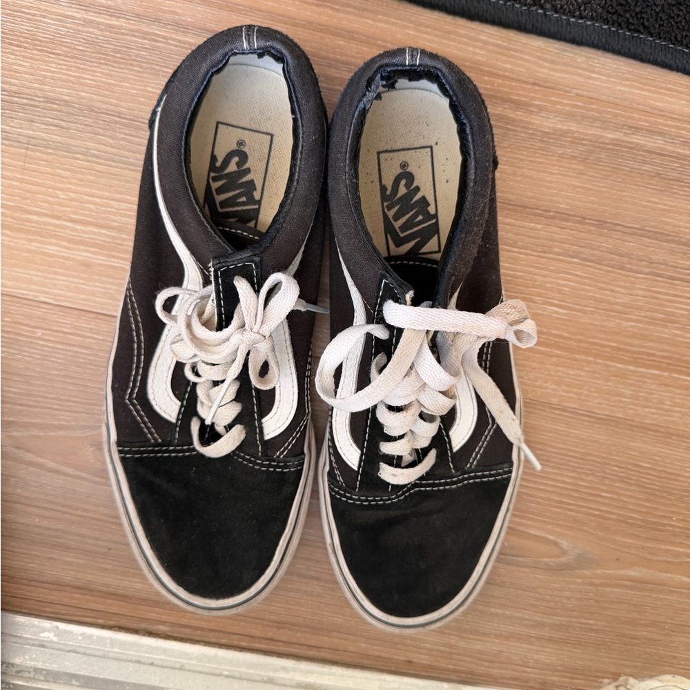 Vans Classic Black and White Shoes